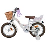 Volare Blossom Kinderfahrrad - Mädchen - 14 Zoll - Weiß