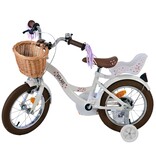 Volare Blossom Kinderfahrrad - Mädchen - 14 Zoll - Weiß