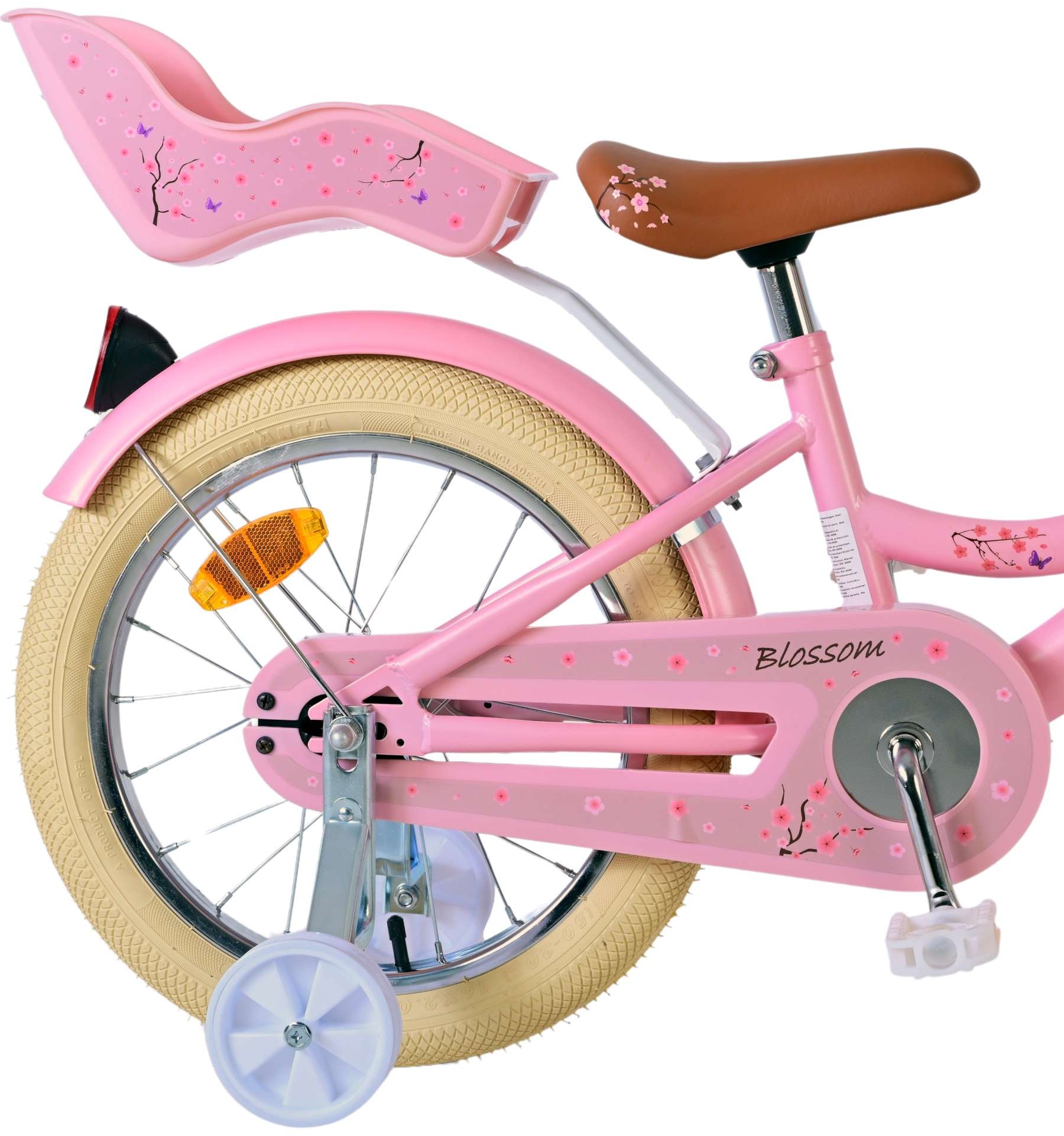 Volare Blossom Kinderfahrrad - Mädchen - 16 Zoll - Rosa