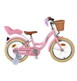 Volare Blossom Kinderfahrrad - Mädchen - 16 Zoll - Rosa - Zweihandbremsen