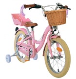 Volare Blossom Kinderfahrrad - Mädchen - 16 Zoll - Rosa - Zweihandbremsen