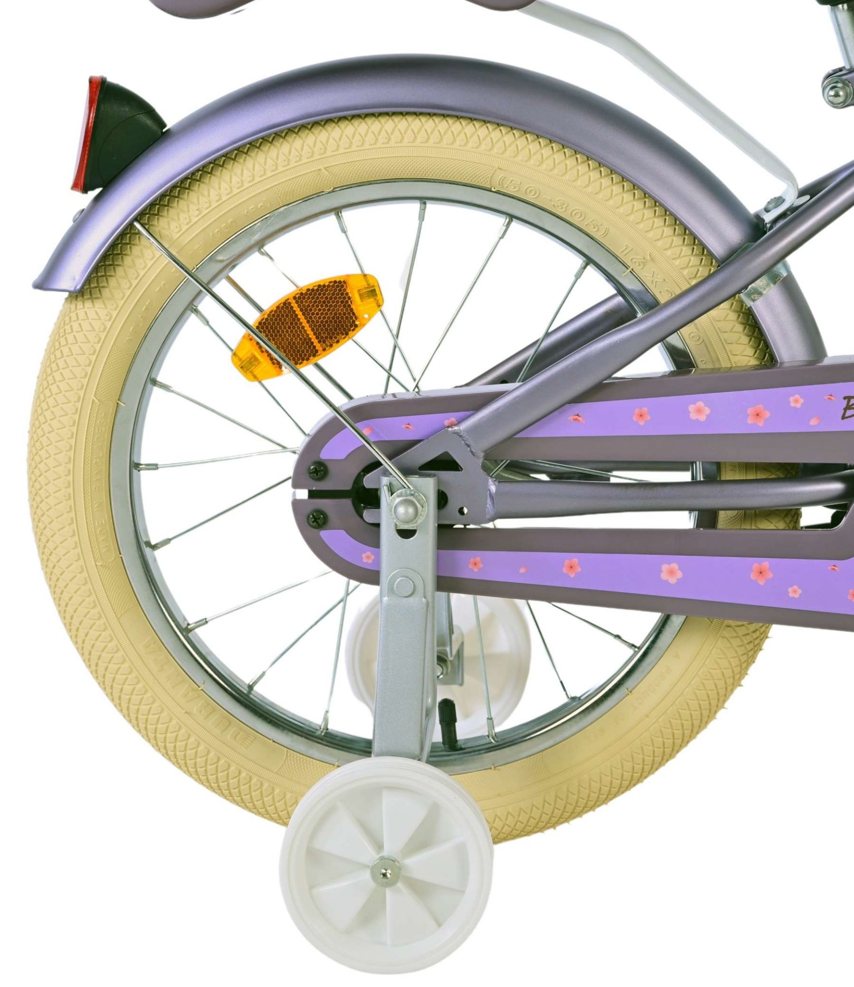 Volare Blossom Kinderfahrrad - Mädchen - 16 Zoll - Lila
