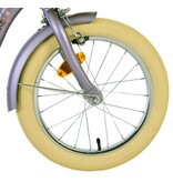 Volare Blossom Kinderfahrrad - Mädchen - 16 Zoll - Lila - Zweihandbremsen