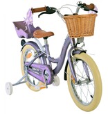 Volare Blossom Kinderfahrrad - Mädchen - 16 Zoll - Lila - Zweihandbremsen