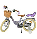 Volare Blossom Kinderfahrrad - Mädchen - 16 Zoll - Lila - Zweihandbremsen
