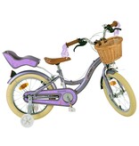 Volare Blossom Kinderfahrrad - Mädchen - 16 Zoll - Lila - Zweihandbremsen