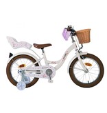 Volare Blossom Kinderfahrrad - Mädchen - 16 Zoll - Weiß