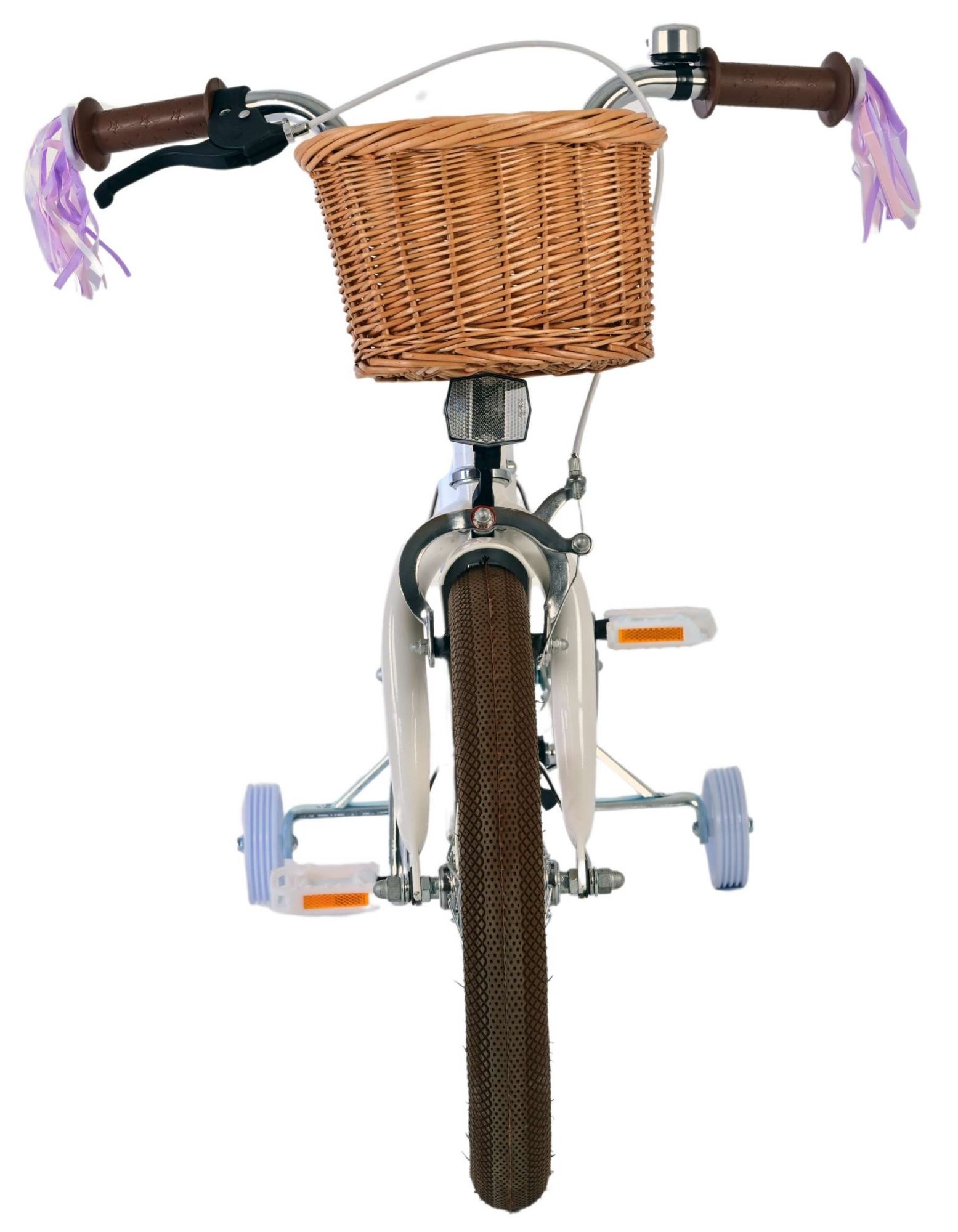 Volare Blossom Kinderfahrrad - Mädchen - 16 Zoll - Weiß