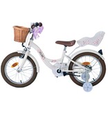 Volare Blossom Kinderfahrrad - Mädchen - 16 Zoll - Weiß
