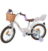 Volare Blossom Kinderfahrrad - Mädchen - 16 Zoll - Weiß