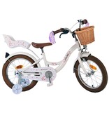 Volare Blossom Kinderfahrrad - Mädchen - 16 Zoll - Weiß