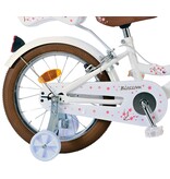 Volare Blossom Kinderfiets - Meisjes - 16 inch - Wit - Twee Handremmen