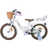 Volare Blossom Kinderfiets - Meisjes - 16 inch - Wit - Twee Handremmen
