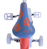 Disney Stitch Kinderfahrrad - Mädchen - 14 Zoll - Creme Koralle Blau - Zweihandbremsen