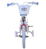 Disney Stitch Kinderfahrrad - Mädchen - 14 Zoll - Creme Koralle Blau - Zweihandbremsen