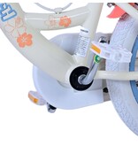 Disney Stitch Kinderfahrrad - Mädchen - 14 Zoll - Creme Koralle Blau - Zweihandbremsen