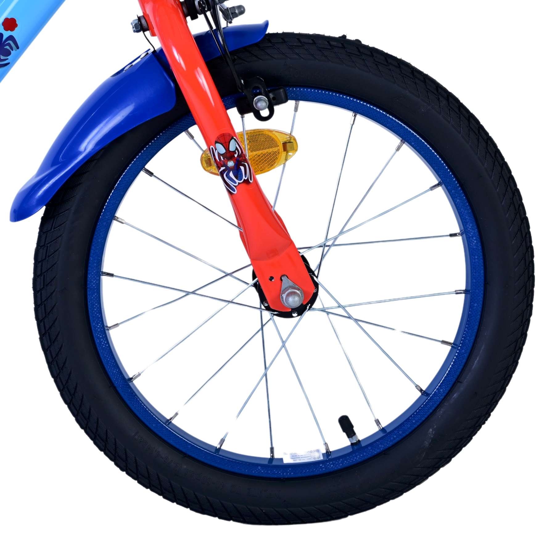 Spidey Kinderfahrrad - Jungen - 16 Zoll - Blau - Zweihandbremsen