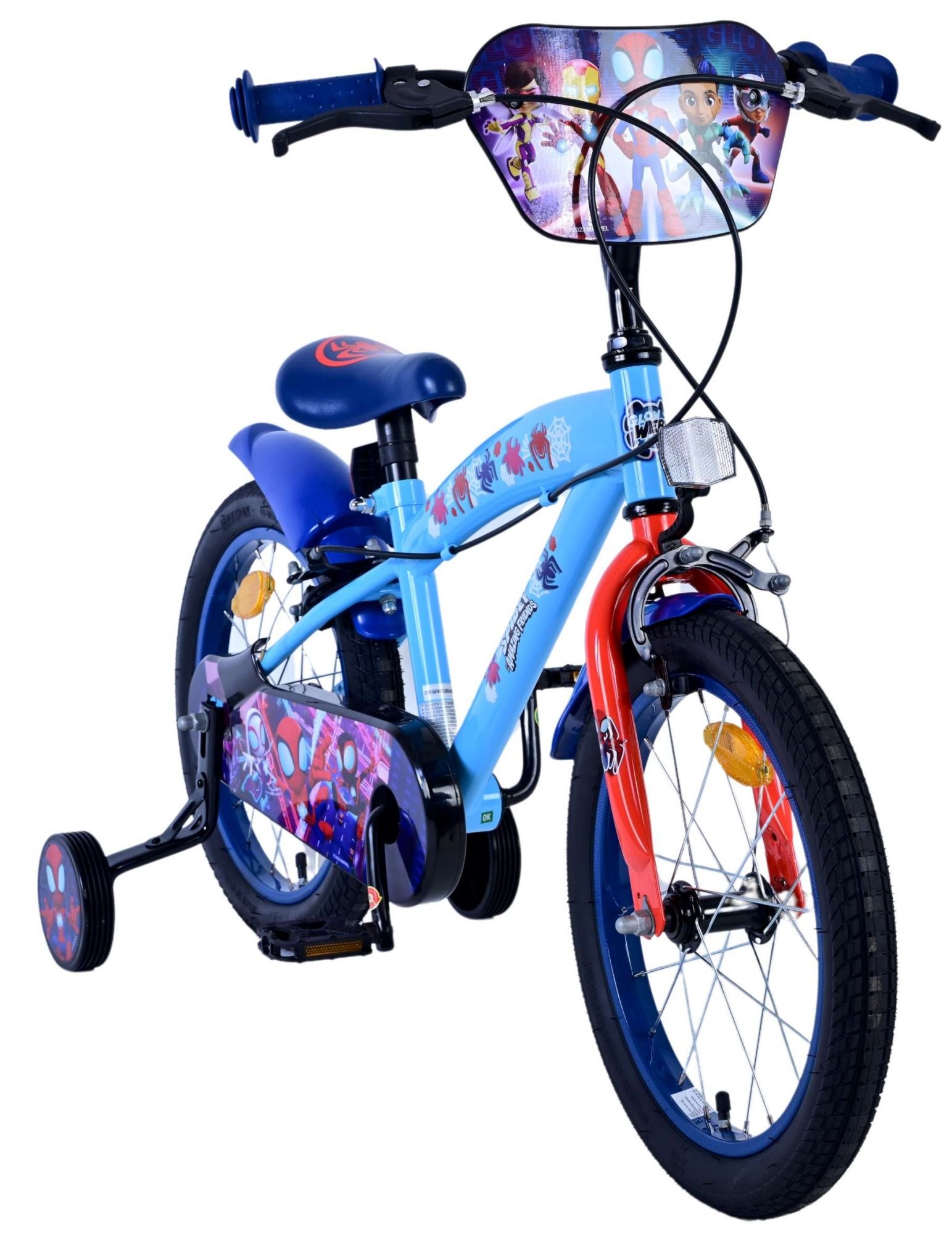 Spidey Kinderfahrrad - Jungen - 16 Zoll - Blau - Zweihandbremsen