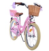 Volare Blossom Kinderfahrrad - Mädchen - 18 Zoll - Rosa - Zwei Handbremsen