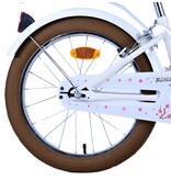 Volare Blossom Kinderfahrrad - Mädchen - 18 Zoll - Weiß - Zweihandbremsen