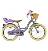 Volare Blossom Kinderfahrrad - Mädchen - 18 Zoll - Lila