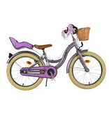 Volare Blossom Kinderfahrrad - Mädchen - 18 Zoll - Lila - Zweihandbremsen