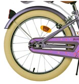 Volare Blossom Kinderfahrrad - Mädchen - 18 Zoll - Lila - Zweihandbremsen