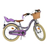 Volare Blossom Kinderfahrrad - Mädchen - 18 Zoll - Lila - Zweihandbremsen