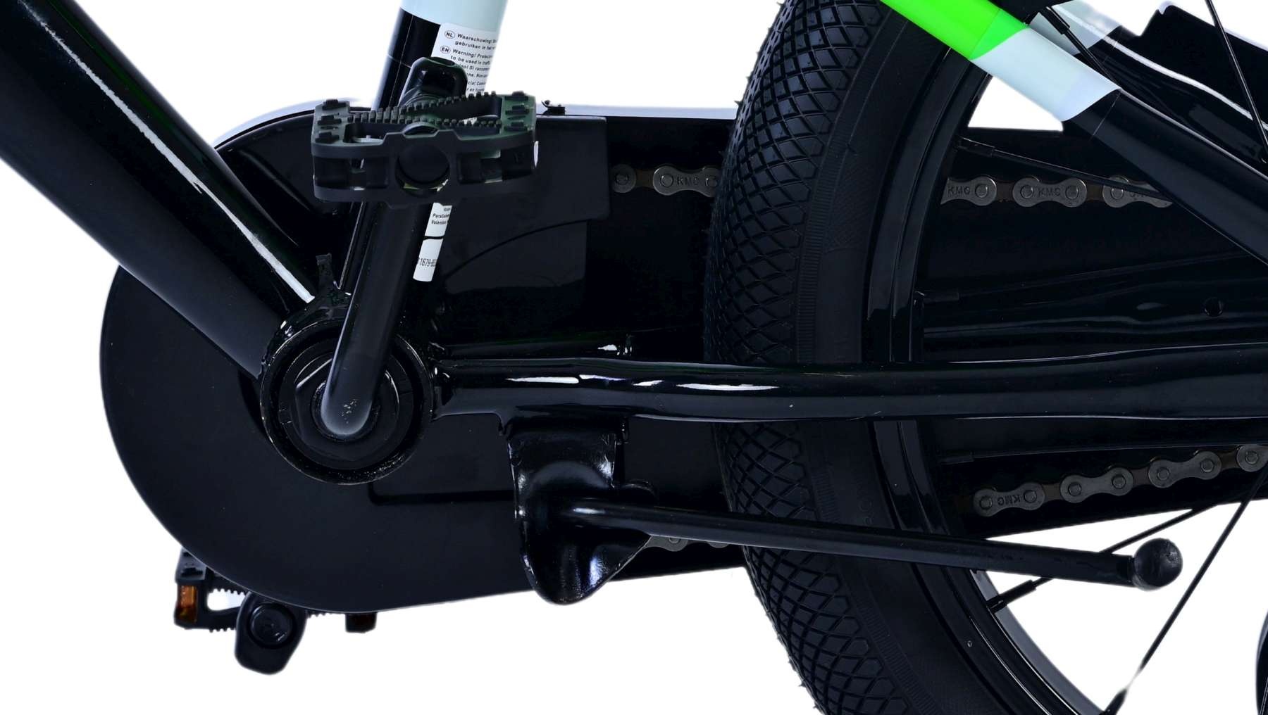 Volare Sportivo Kinderfahrrad - Jungen - 16 Zoll - Grün Schwarz - Zweihandbremsen