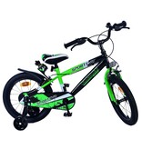 Volare Sportivo Kinderfahrrad - Jungen - 16 Zoll - Grün Schwarz - Zweihandbremsen