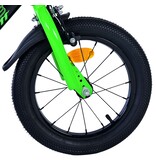 Volare Sportivo Kinderfahrrad - Jungen - 14 Zoll - Grün Schwarz - Zweihandbremsen