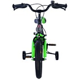 Volare Sportivo Kinderfahrrad - Jungen - 14 Zoll - Grün Schwarz - Zweihandbremsen