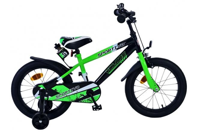 Volare Sportivo Kids bike - boys - 16 inch - Green Black