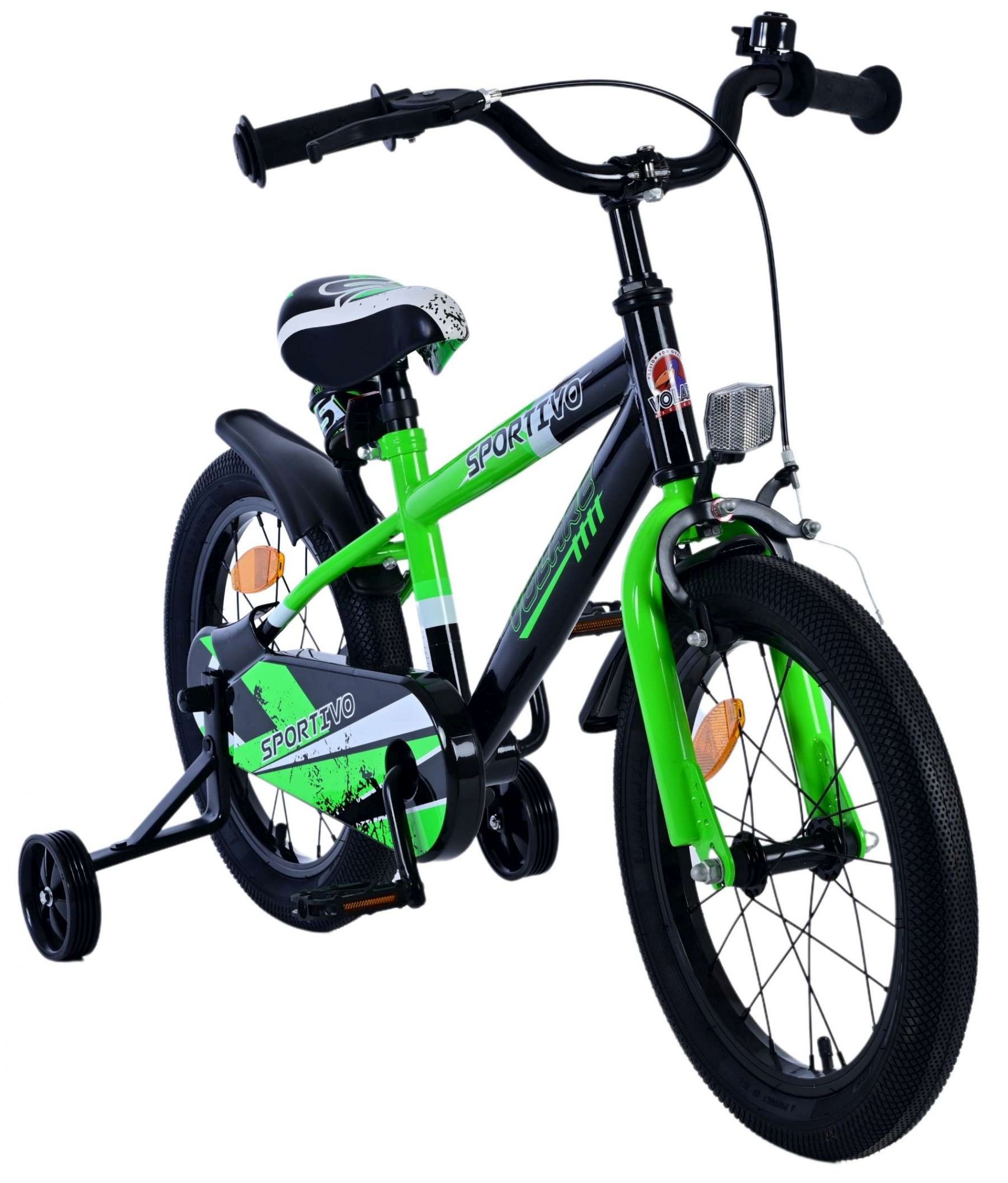 Volare Sportivo Kids bike - boys - 16 inch - Green Black