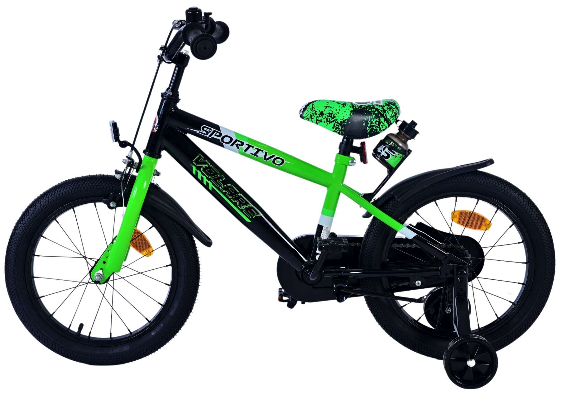 Volare Sportivo Kids bike - boys - 16 inch - Green Black
