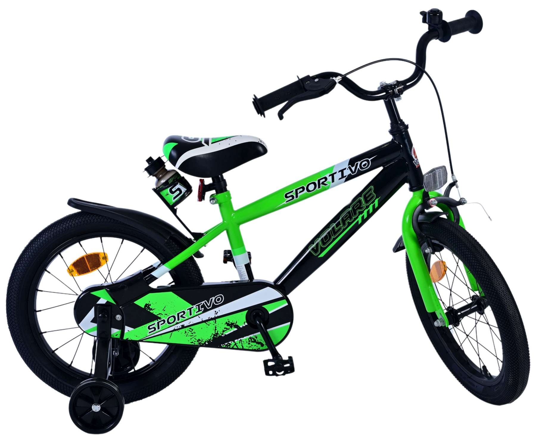Volare Sportivo Kids bike - boys - 16 inch - Green Black