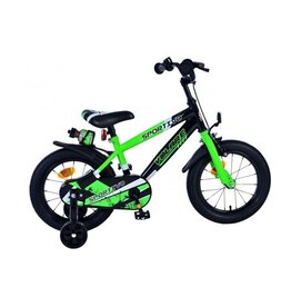 Volare Sportivo Kinderfahrrad - Jungen - 14 Zoll - Grün Schwarz