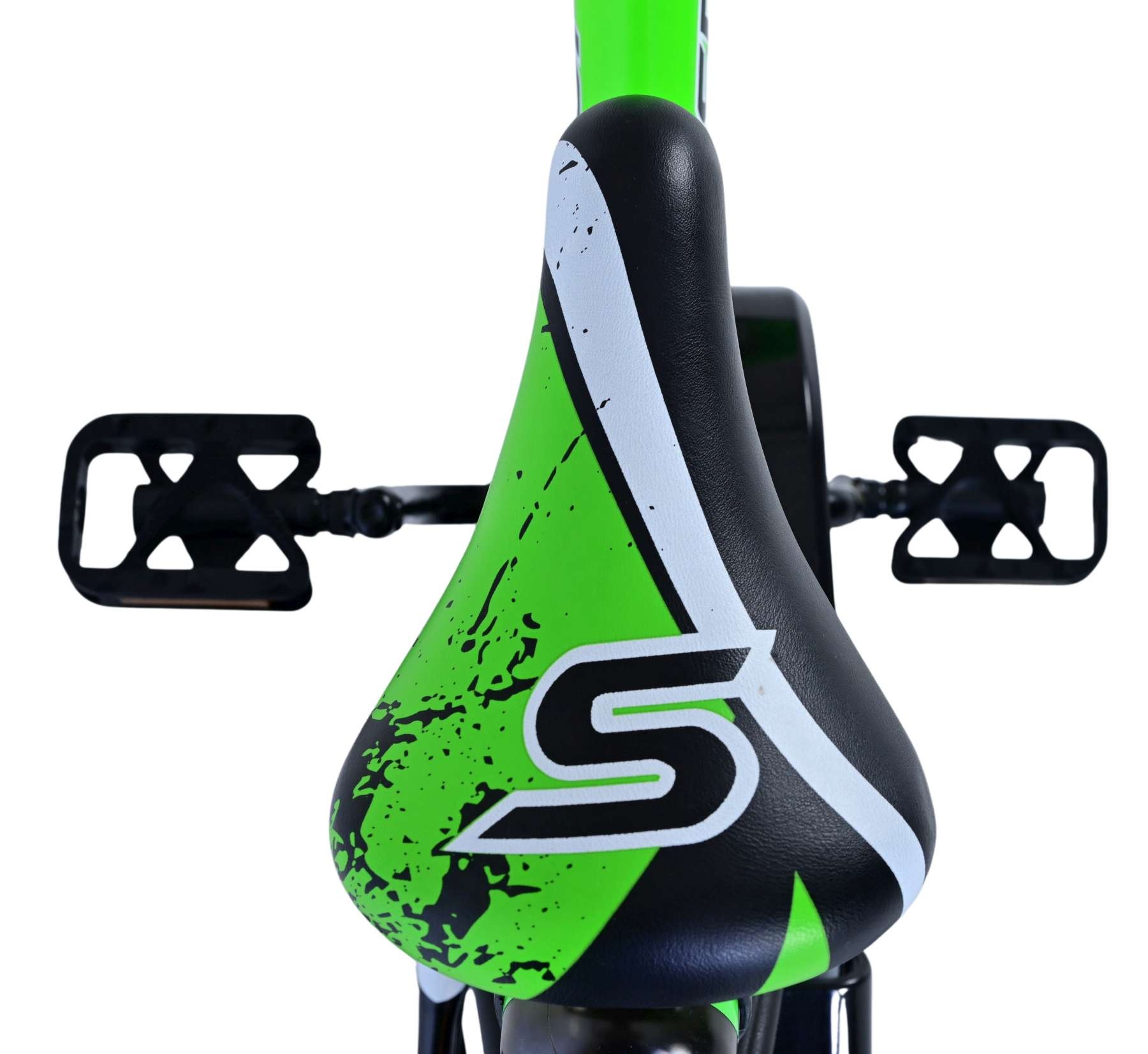 Volare Sportivo Kinderfahrrad - Jungen - 14 Zoll - Grün Schwarz