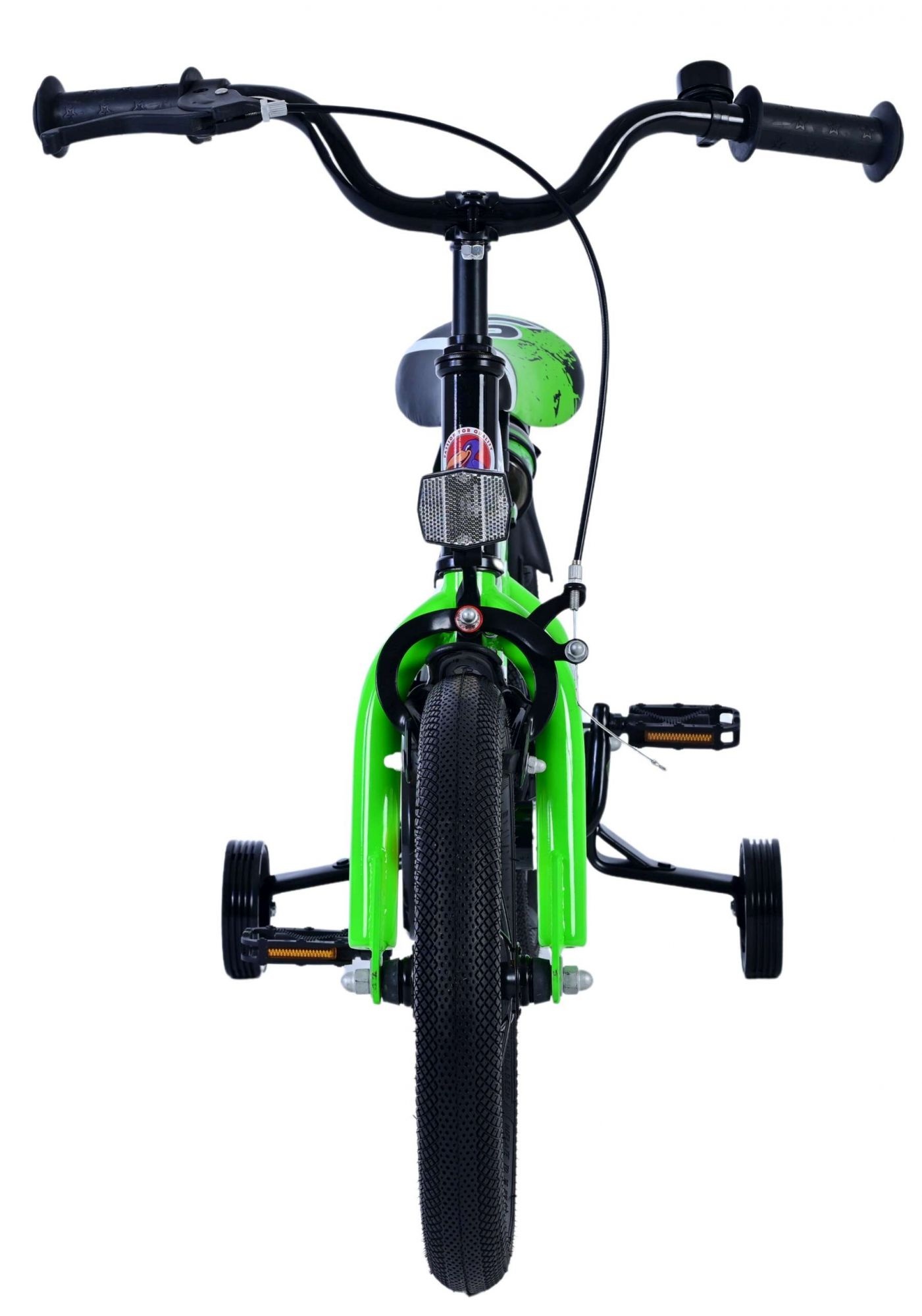 Volare Sportivo Kinderfahrrad - Jungen - 14 Zoll - Grün Schwarz