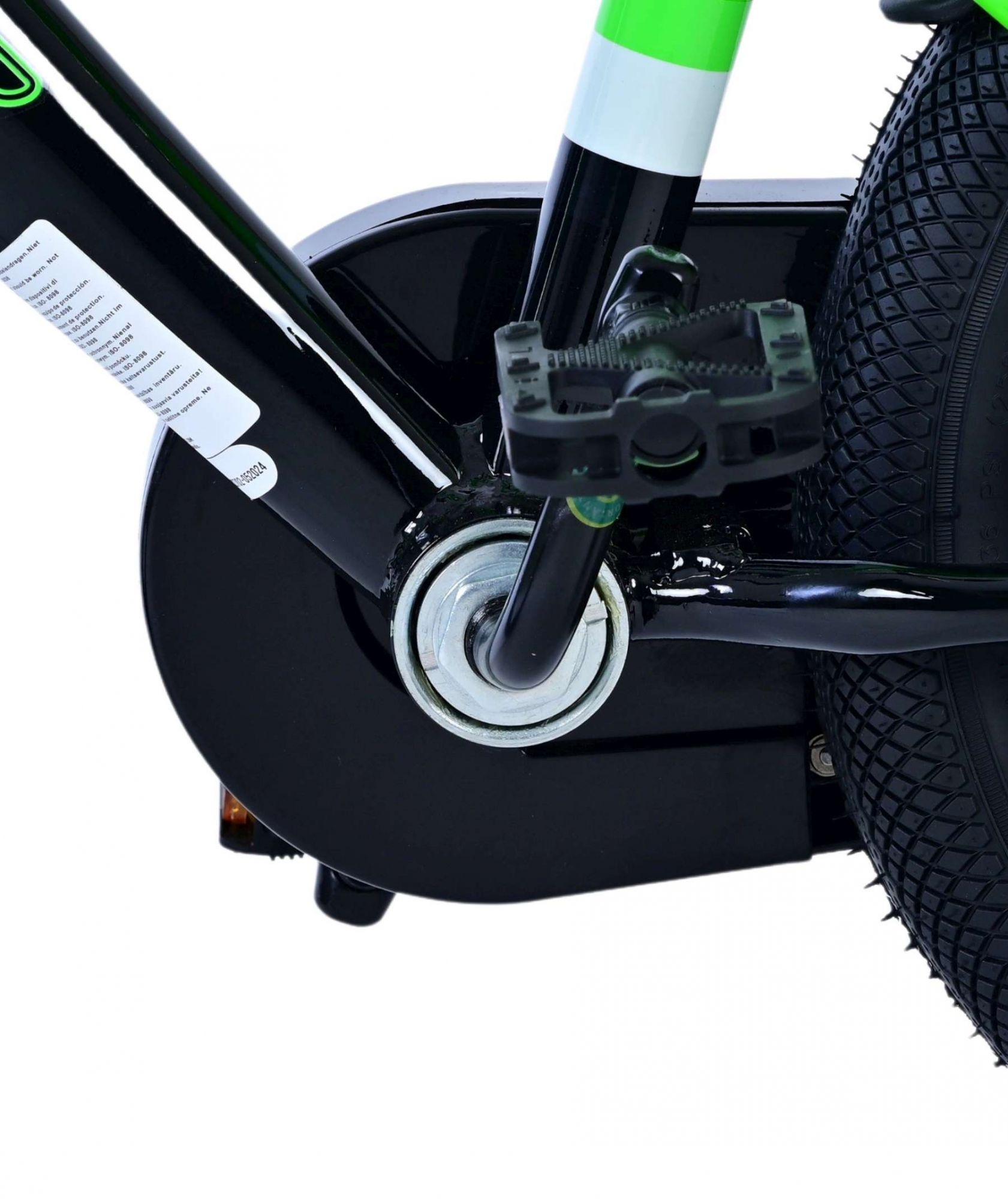 Volare Sportivo Kinderfahrrad - Jungen - 14 Zoll - Grün Schwarz