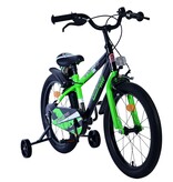 Volare Sportivo Kinderfahrrad - Jungen - 18 Zoll - Grün Schwarz - Zweihandbremsen