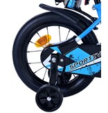 Volare Sportivo Kinderfahrrad - Jungen - 14 Zoll - Blau Schwarz