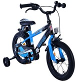 Volare Sportivo Kinderfahrrad - Jungen - 14 Zoll - Blau Schwarz