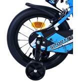Volare Sportivo Kinderfahrrad - Jungen - 14 Zoll - Blau Schwarz - Zweihandbremsen