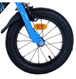 Volare Sportivo Kinderfahrrad - Jungen - 14 Zoll - Blau Schwarz - Zweihandbremsen