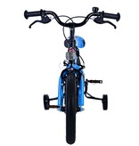 Volare Sportivo Kinderfahrrad - Jungen - 14 Zoll - Blau Schwarz - Zweihandbremsen