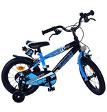 Volare Sportivo Kinderfahrrad - Jungen - 14 Zoll - Blau Schwarz - Zweihandbremsen