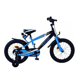 Volare Sportivo Kinderfiets - Jongens - 16 inch - Blauw Zwart