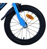 Volare Sportivo Kinderfahrrad - Jungen - 16 Zoll - Blau Schwarz - Zweihandbremsen