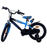 Volare Sportivo Kinderfahrrad - Jungen - 16 Zoll - Blau Schwarz - Zweihandbremsen
